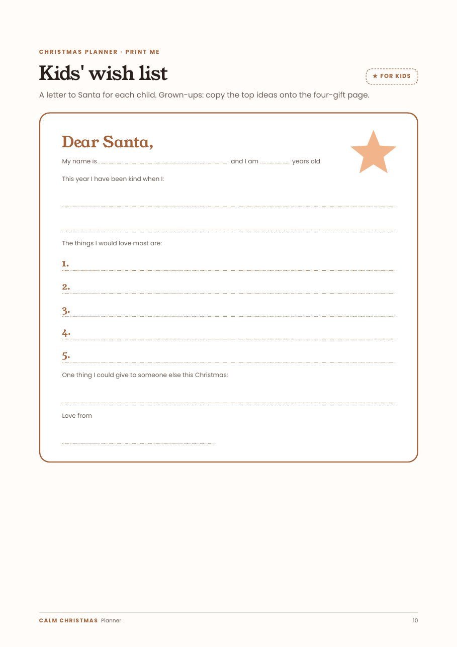 The Calm Christmas Planner - Corra