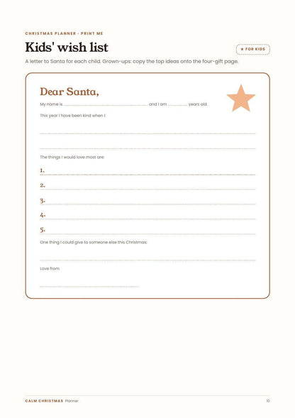 The Calm Christmas Planner - Corra