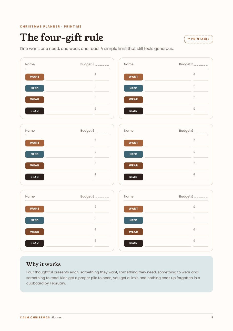 The Calm Christmas Planner - Corra