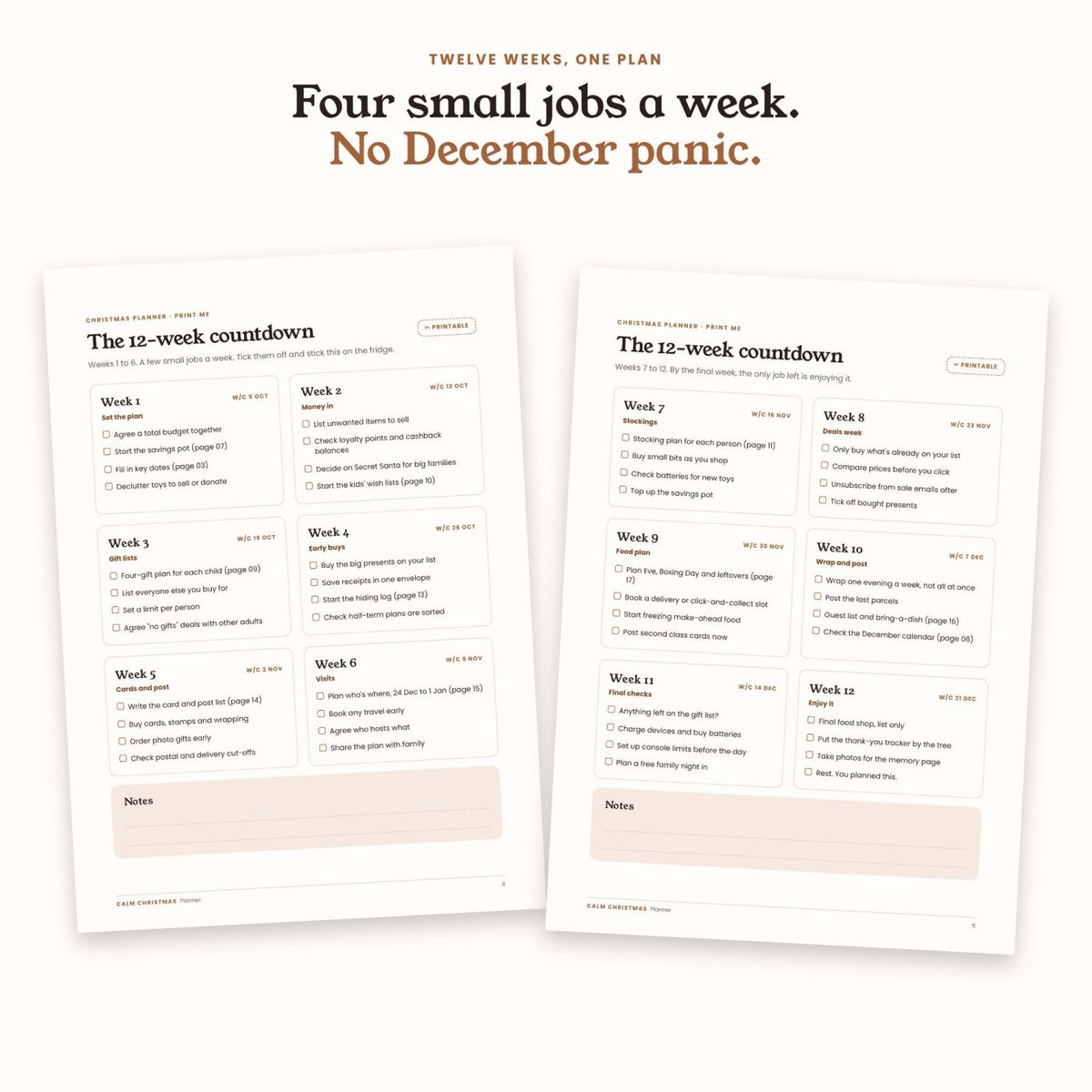 The Calm Christmas Planner - Corra