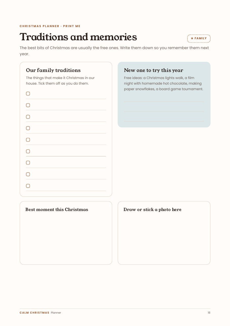 The Calm Christmas Planner - Corra