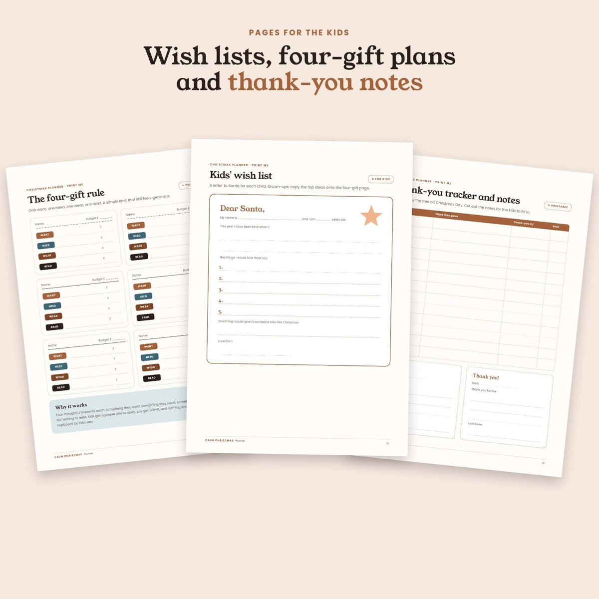 The Calm Christmas Planner - Corra
