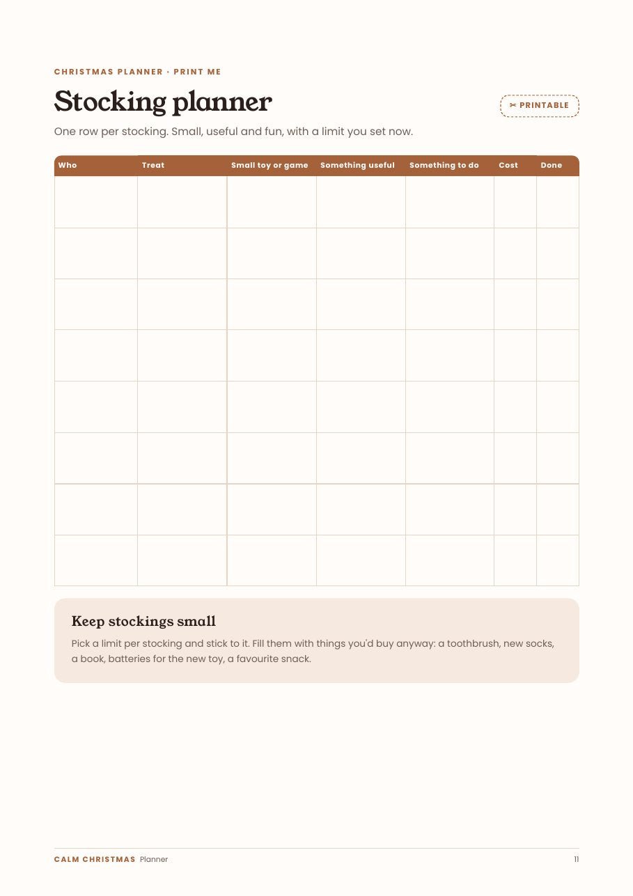 The Calm Christmas Planner - Corra
