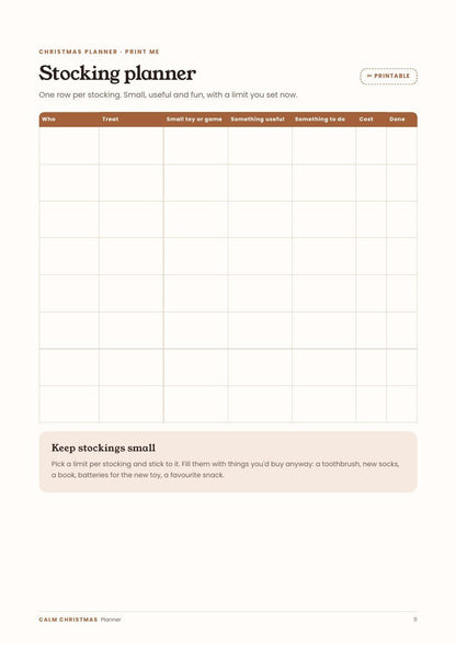 The Calm Christmas Planner - Corra