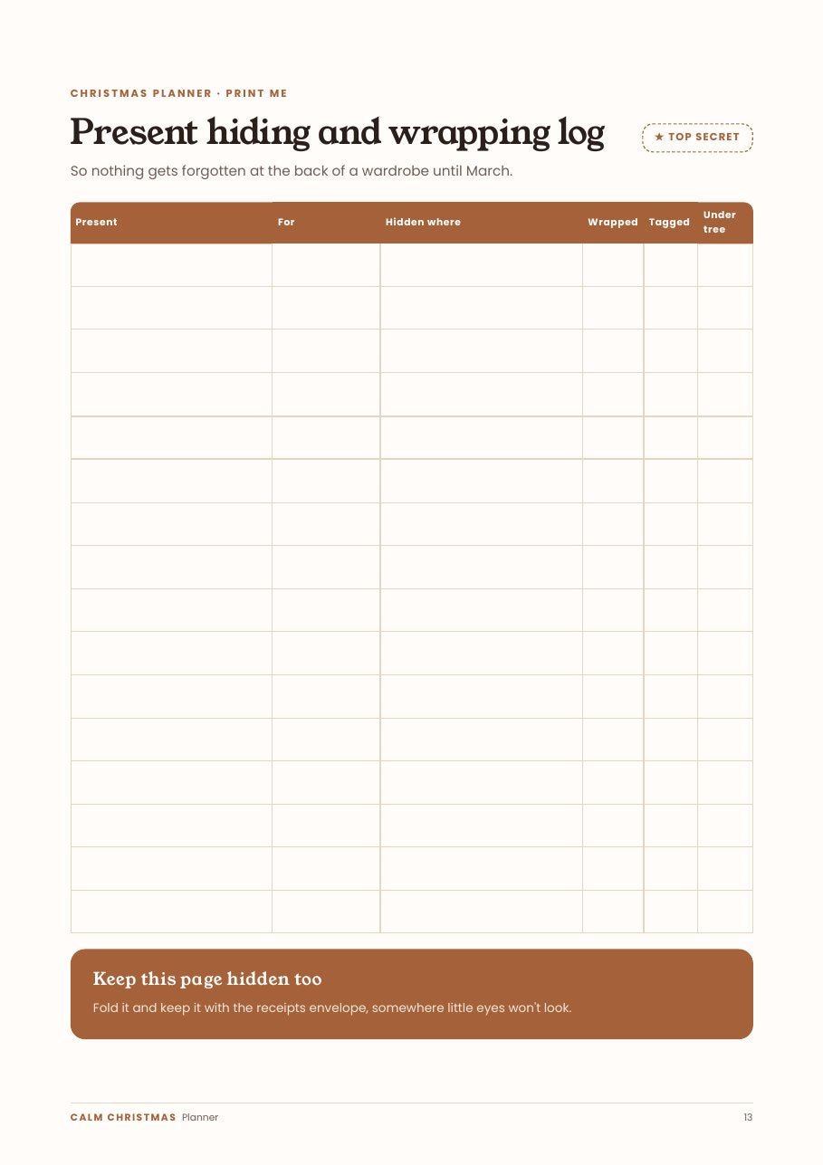 The Calm Christmas Planner - Corra