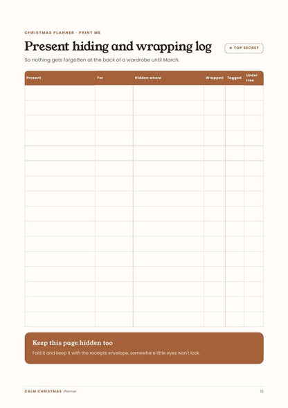 The Calm Christmas Planner - Corra