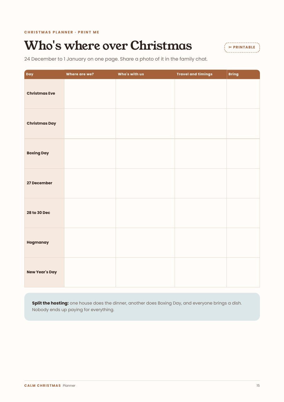 The Calm Christmas Planner - Corra