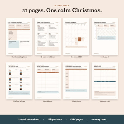 The Calm Christmas Planner - Corra