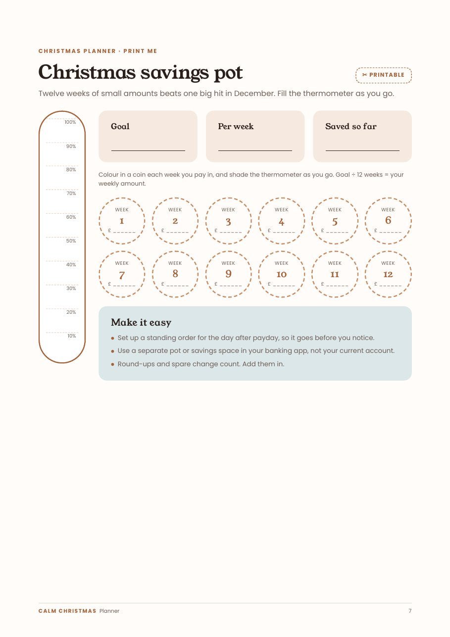 The Calm Christmas Planner - Corra
