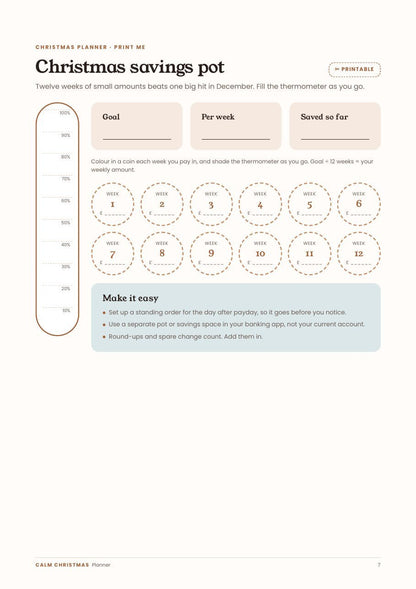 The Calm Christmas Planner - Corra